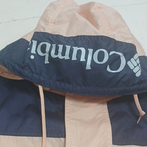 Columbia Women's Two-Tone Pink and Navy Wind Breaker Sz XL New With Tag - Picture 6 of 11